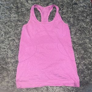Lululemon pink tank top